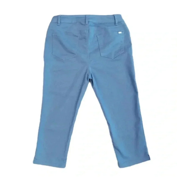 Up!  Crop Blue Pants Size 12 - Picture 2 of 9